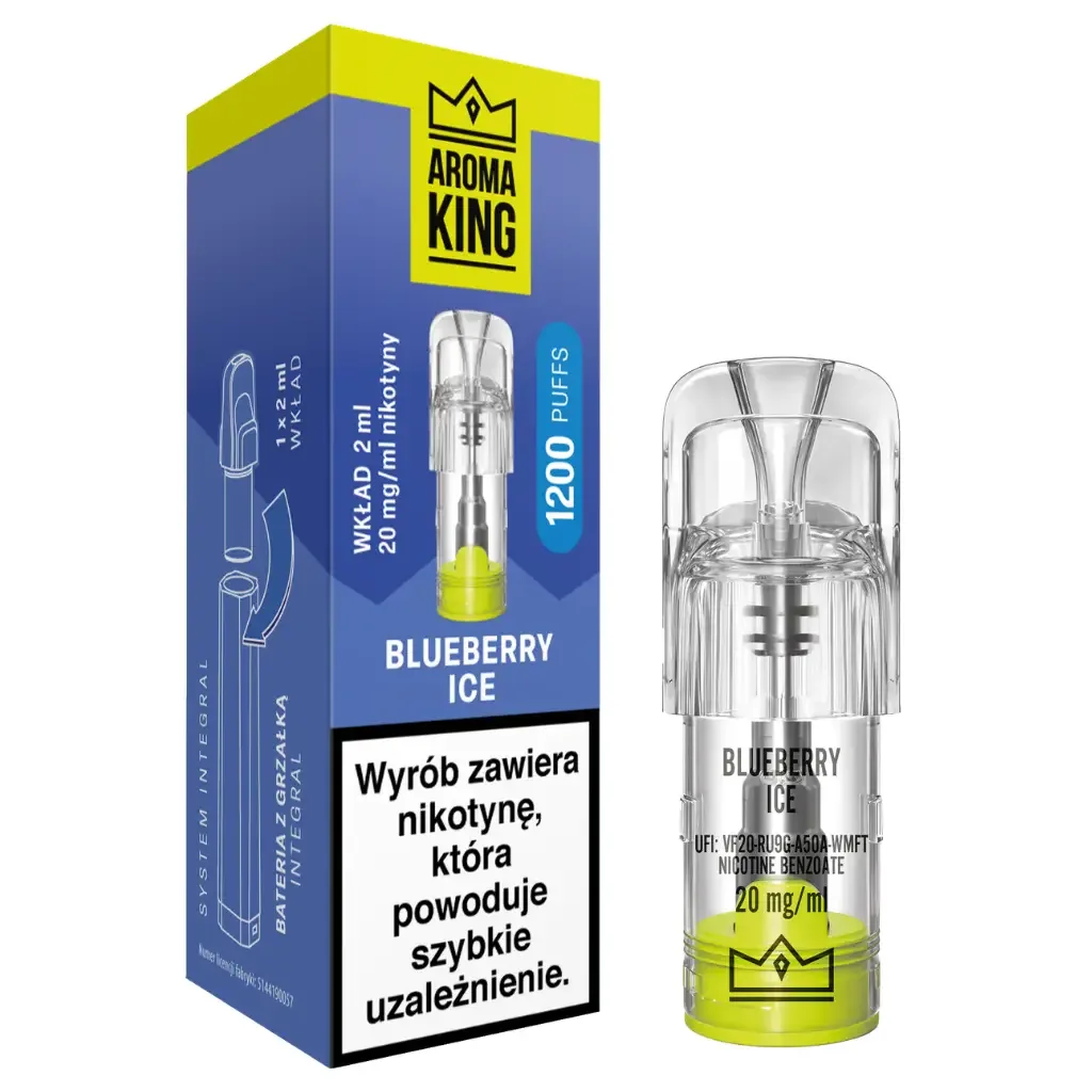Wkład Aroma King 2ml 20mg Blueberry ice