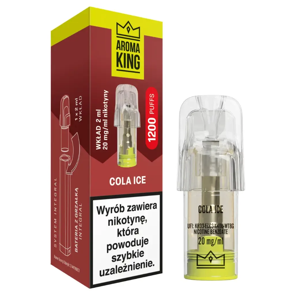 Wkład Aroma King 2ml 20mg Cola Ice
