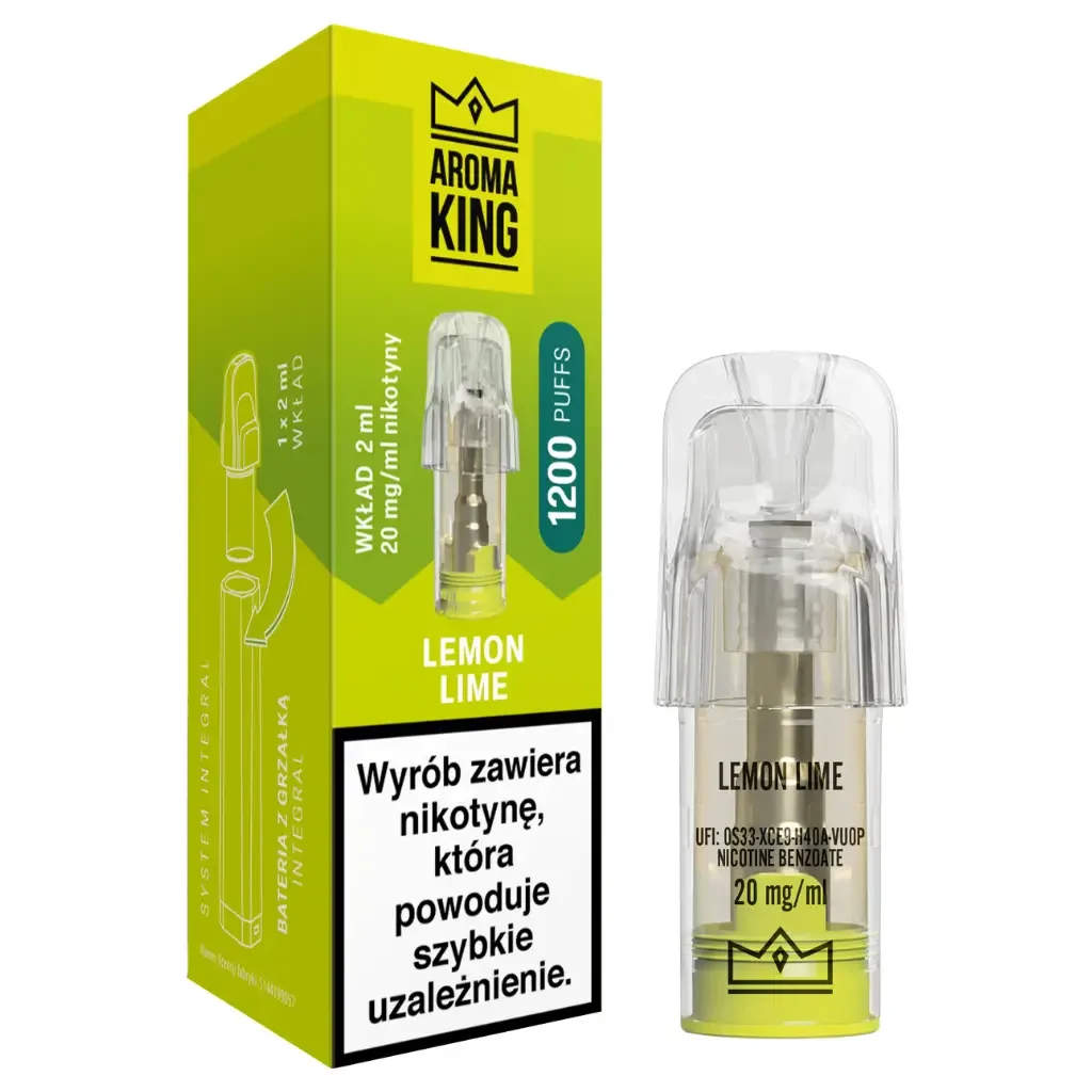 Wkład Aroma King 2ml 20mg Lemon Lime