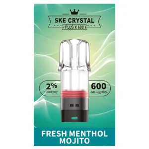 Wkład Crystal Plus x 600 1,6ml Fresh Menthol Mojit
