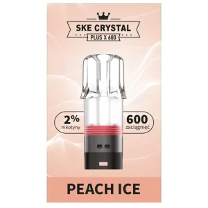 Wkład Crystal Plus x 600 1,6ml Peach Ice