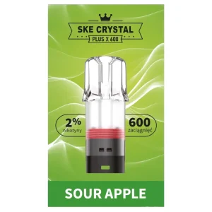 Wkład Crystal Plus x 600 1,6ml Sour Apple