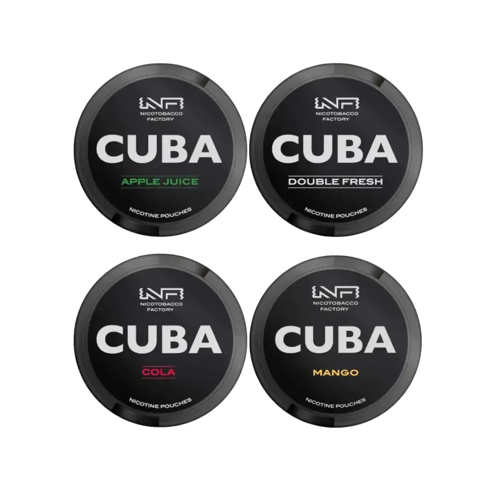 Woreczki Nikotynowe CUBA Black 20mg