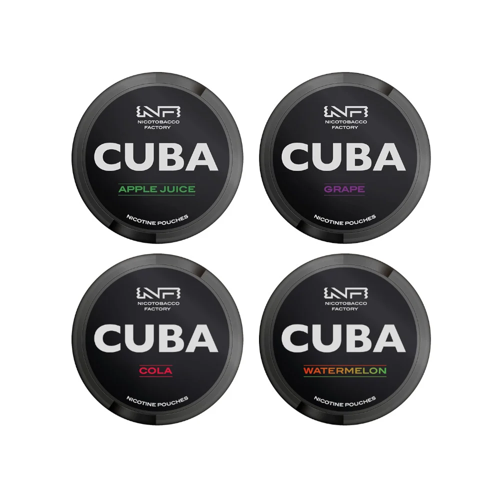 Woreczki Nikotynowe CUBA Black 66mg
