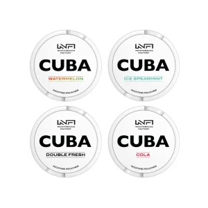 Woreczki Nikotynowe CUBA White 16mg Cheese
