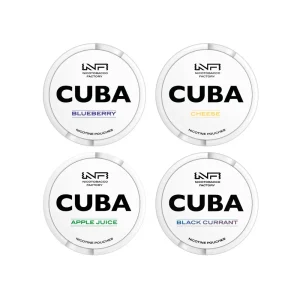Woreczki Nikotynowe CUBA White 25mg