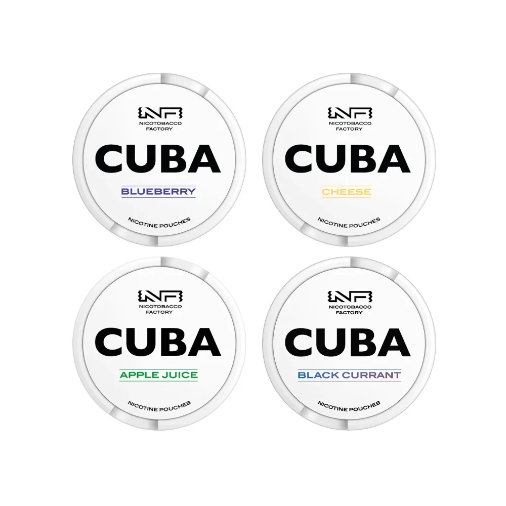 Woreczki Nikotynowe CUBA White 25mg