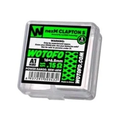 Wotofo - NexMesh Clapton S - A1 NI80 0,15 ohm (5 szt.)