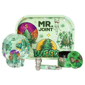 Zestaw Tacka Lufka Młynek Popielniczka Mr Joint